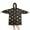 Black Gold Sun, variant on Wearable Oversized Blanket,Pink Skull Snowflake Pattern Wearable Blanket Hoodie for Adults,Cozy Hooded Blankets with Super Pockets,Super Warm Fuzzy Pullover for Women & Men