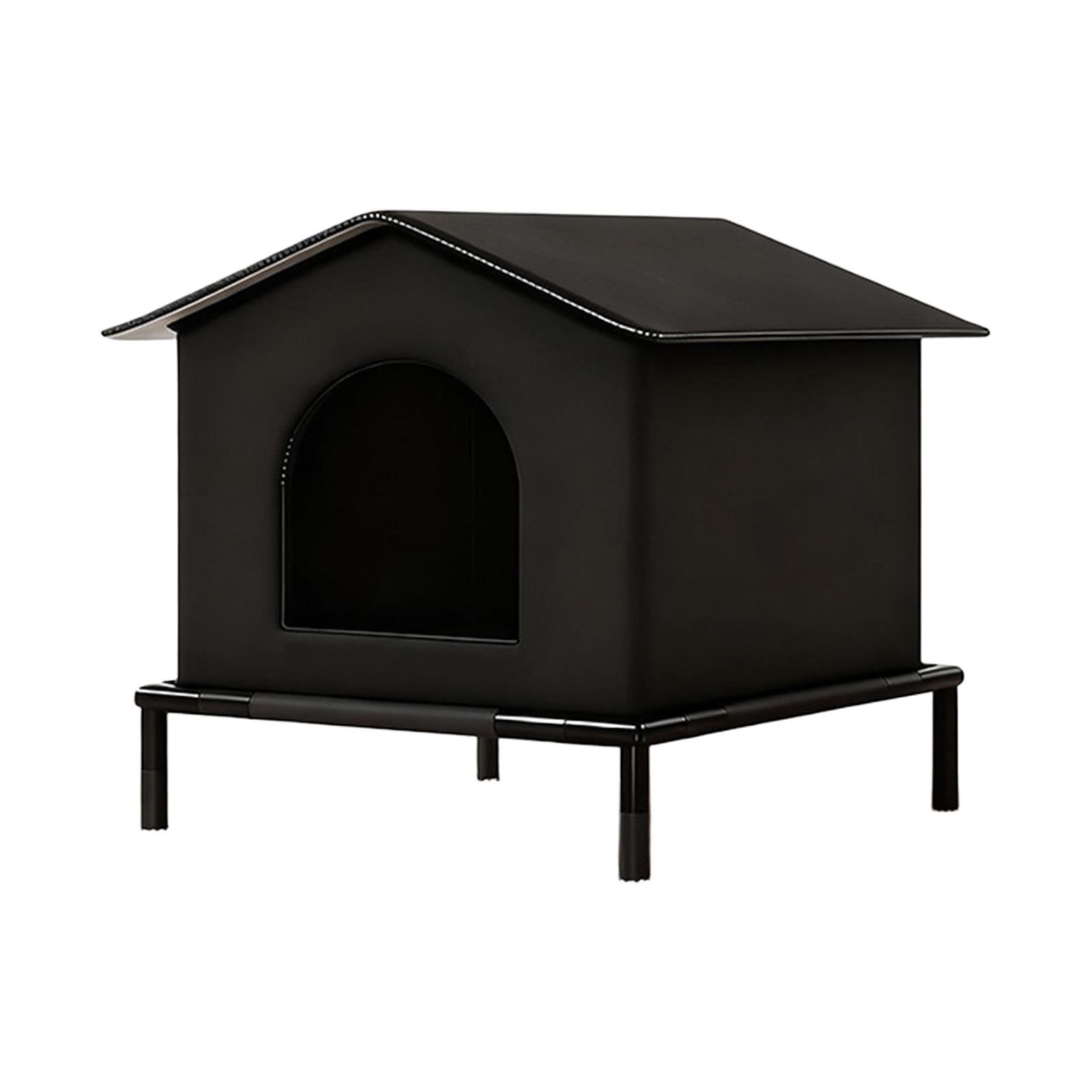 EHJRE Outdoor Cat House Feral Shelter Kitty Tent Windproof Weatherproof Portable Insulated Enclosure Pet House for Stray Cats Suitable for Porch Garden Barn Community S