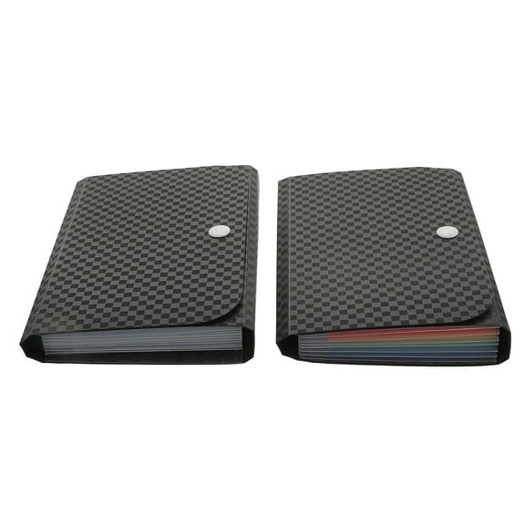 2 PCS Portable File Organizer Multi-layer Folder Bag Expandable Small Coupon for Purse