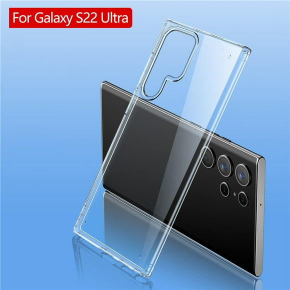 EGNMCR Phone Case Suitable For S22 Ultra Mobile Phone Case Ice Crystal Transparent phone protection