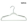 thumbnail image 1 of 10pcs Clothes Hanger Plastic Lightweight Space Saving Laundry Hangers for Child, 1 of 3