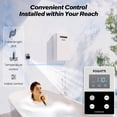 thumbnail image 3 of FOGATTI 5.1 GPM Natural Gas Tankless Water Heater Outdoor Gas Tankless Water Heater 120,000 BTU Instant Hot Water Heater, 3 of 9