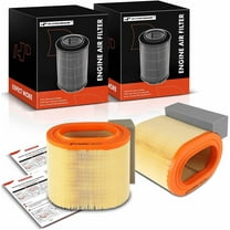 A-Premium Front 2-PC Engine Air Filter Compatible with Ford F-250 Super Duty 2017-2019, F-350 Super Duty 2017-2019, F-450 Super Duty 2017-2019, F-550 Super Duty 2017-2018, 6.7L, Replace# HC3Z9601A