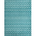 thumbnail image 7 of Rugs.com Moroccan Trellis Collection Rug – 8' x 10' Turquoise Medium Rug Perfect For Living Rooms, Large Dining Rooms, Open Floorplans, 7 of 7