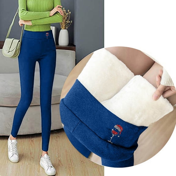 Rciityk Thick Leggings for Women - Fleece Lined High Waisted Thermal Warm Yoga Pants Winter Casual Tummys Control Stretchy Tights