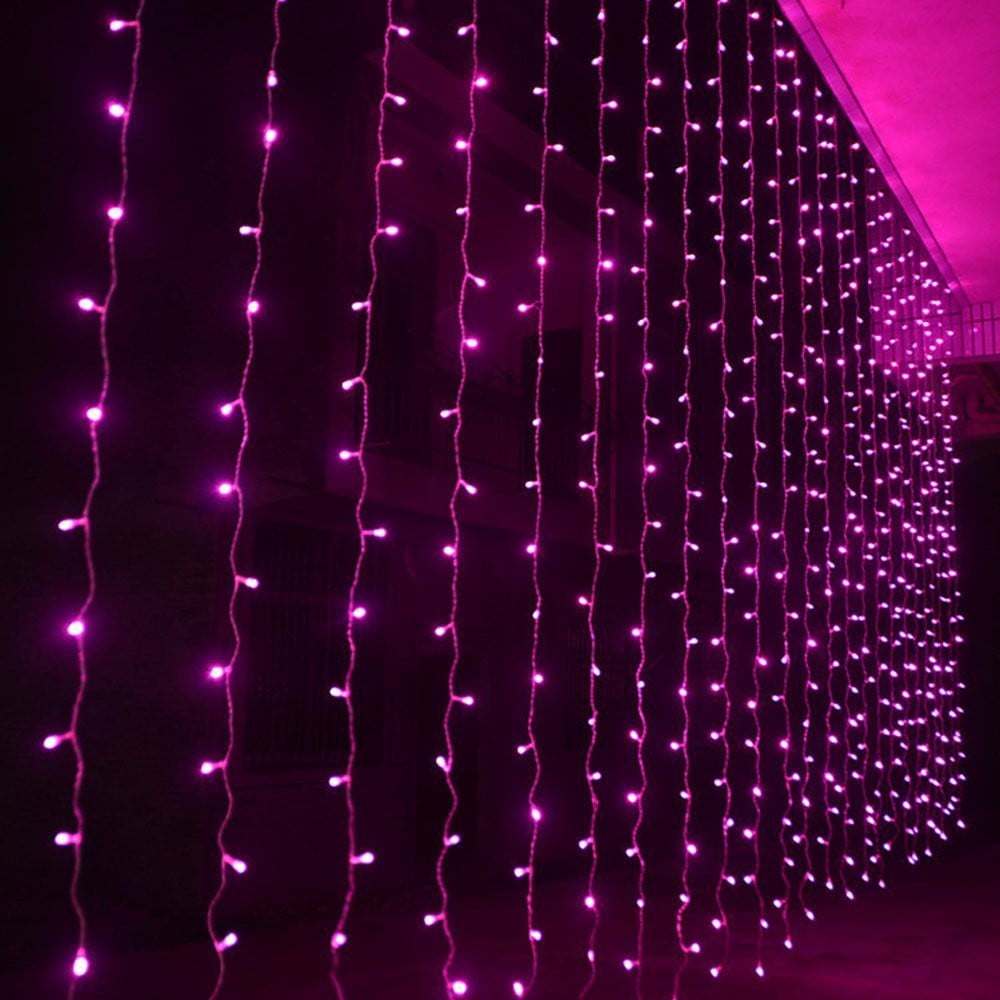 Details about   US LED Icicle Snow Falling Outdoor String Light Fairy Curtain Wedding XMAS Party 