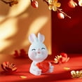 thumbnail image 5 of Easter Party Decorations Easter Signs, Decorative Bunny Figurines, 2026 Ornament Happy Easter Table Decor, Elegant Decor Bunny and Egg Decoration(1PC), 5 of 6