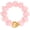 Heart-Pink, variant on Chunky Beaded Bracelet for Women Trendy Statement Big Colorful Resin Bead Bubble Bracelets Summer Beach Boho Charm Jewelry Cute Gifts for Women