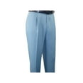 thumbnail image 2 of Men 2pc Walking Leisure Suit Short Sleeves By DREAMS 255-11 Solid Sky Blue, 2 of 7