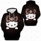 thumbnail image 1 of Suéter con capucha informal de moda para mujer con estampado de Hello Kitty y gatito lindo para otoño/invierno, 1 of 1