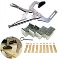 thumbnail image 4 of Fingerboard Handheld Fret Press Insert Tool with 9 Radius Inserts Guitar Luthier, 4 of 8