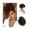 4, variant on Afro Puff Drawstring Ponytail with Bangs Kinky Curly Hair Bun Hairpiece Pineapple Updo Hair for Black Women
