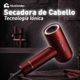 thumbnail image 2 of Secadora de Cabello 1500W Bluelander con Tecnología Iónica y Multiplicadora de Aire, 2 Velocidades y 4 Ajustes de Calor, Rojo, 2 of 5