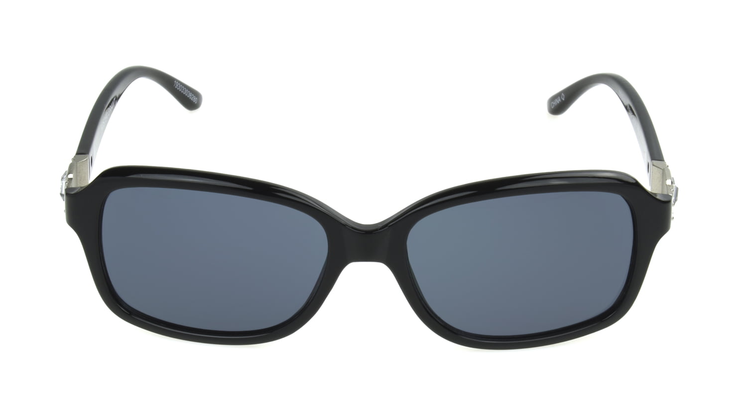 Foster Grant - Foster Grant Women's Black Rectangle Sunglasses T02 ...