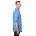 thumbnail image 3 of Columbia PFG Mens Size 2X-Large Bonehead Short Sleeve Button Down Shirt, White Cap (Blue), 3 of 3