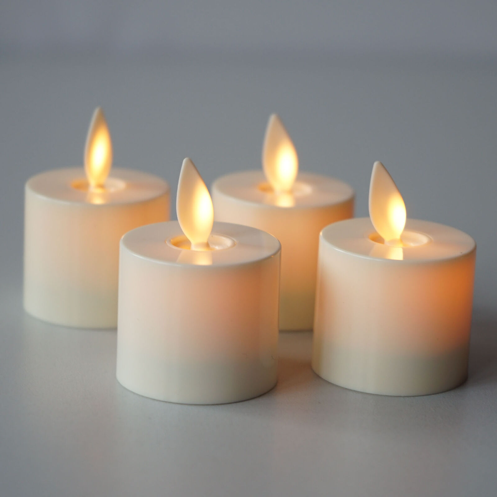 Luminara Flickering Flameless LED Tealight Candles Set of 6 Tea Light ...