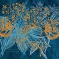 thumbnail image 2 of Lavoie, Tina 20x20 Gold Ornate Wood Framed with Double Matting Museum Art Print Titled - Teal Garden Summer, 2 of 4