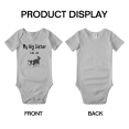 thumbnail image 3 of My Big Sister Is A Border collie Dog Cute Baby Jumpsuits Boy Girl Clothes, 3 of 5