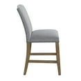 thumbnail image 2 of Grayson Driftwood Gray Wood Counter Chair, 2 of 7