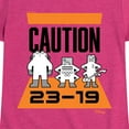 thumbnail image 3 of Monsters Inc. - Caution 2319 - Toddler & Youth Girls Short Sleeve Graphic T-Shirt, 3 of 5