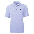 thumbnail image 2 of Men's Cutter & Buck Blue Indianapolis Colts Throwback Logo Virtue Eco-Pique Botanical Recycled Polo, 2 of 3