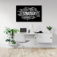 thumbnail image 4 of Motivational Office Strategy Canvas Wall Decor Inspirational Entrepreneur Business Quotes Wall Art Modern Office Large Paintings Artwork Framed Easy To Hang, 4 of 6
