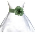 thumbnail image 3 of Ekidsbridal Wedding Satin Tiebow Sash Bow Tie Sash with Velcro Closure 2 pcs Set Bridal Flower Special Occasion Decoration Pageant Birthday Flower Accessory, 3 of 3