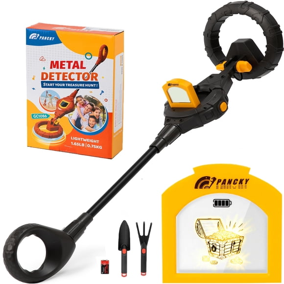 Detector de metales PANCKY PK1086 para niños, resistente al agua, bobina de 6,6"