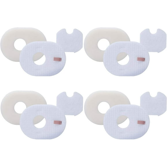 4 Pack Filter Replacement for Shark Rocket Vacuum HV300 HV301 HV300W HV302 HV305 HV310 UV450 Foam & Felt Filter Kit