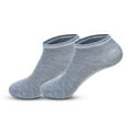 thumbnail image 2 of snowsong No Show Socks Womens,2024 Hot Selling Women's Solid Color Comfortable Breathable Non-slip Boat Socks,Boat Socks,Socks for Women,Women's Accessories,(Clearance) Gray One Size, 2 of 3