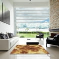 thumbnail image 6 of Ahgly Company Indoor Square Patterned Beer Orange Area Rugs, 3' Square, 6 of 6