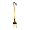 thumbnail image 4 of Lipstore Single Cutlery Dinnerware Cookware Portable Flatware Halloween Tableware for Tea Gold Fork, 4 of 8