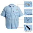 thumbnail image 4 of Bassdash UPF 50 Men’s Fishing Dress Shirt Button Down Woven Short Sleeve Outdoor, 4 of 9