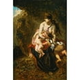 thumbnail image 3 of Paul Huet 13x18 Black Modern Framed Museum Art Print Titled - Medea, 3 of 5