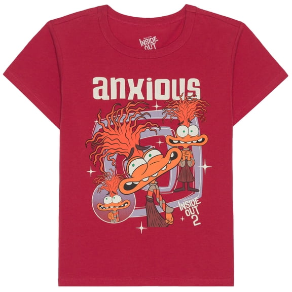 Disney - Inside Out 2 Anxious Women's Short Sleeve Graphic T-Shirt