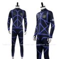 thumbnail image 3 of Jersey de bloqueo azul para Club de fútbol, ropa deportiva de Anime Isagi yoachi, disfraz de Cosplay, Hyoma Chigiri Meguru Bachira, monos, chaleco, pantalones cortos, 3 of 4