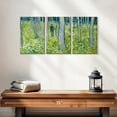 thumbnail image 2 of Elephant Stock Undergrowth With Two Figures Wall Art - Horizontal Multi Panel Canvas - Living Room Wall Decor - Nature Multi Panel - Green And Blue Decor By Vincent Van Gogh - 26" x 12", 2 of 8