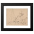 thumbnail image 2 of Samuel Prout 14x12 Black Modern Framed Museum Art Print Titled - Study of Two Laid Up Sailing Vessels, 2 of 5
