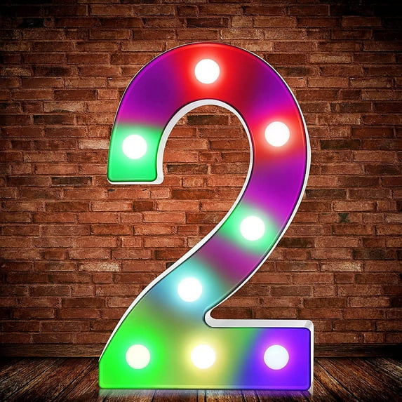 LINLIN LED Letter Lights, Alphabet Marquee Letters Sign LED Marquee Number Lights Sign for Night Light