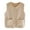 Beige, variant on Bovxnpu Women's Fleece Vest Home Clothes Warm Sleeveless Jacket Lightweight Coats with Pockets Fall Outerwear Women's Winter Solid Color Fleece Lined Button Front Sleeveless Vest Warm Homewear