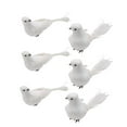 thumbnail image 2 of Gaiwos 12 PCS Artificial White Doves 3 inches, Artificial White Birds with Real Feathers and Metal Clip, for Christmas Tree Ornaments Home Wedding Decoration Arts and Crafts, 2 of 6