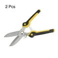 thumbnail image 3 of Uxcell 2pcs Aviation Tin Snips 9 Inch Stainless Steel Metal Cutter Shear with TPR Handle for Cutting Metal Copper Sheets, 3 of 6