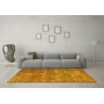 thumbnail image 3 of Ahgly Company Machine Washable Indoor Rectangle Persian Yellow Bohemian Area Rugs, 4' x 6', 3 of 4