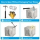 thumbnail image 5 of Piggy Bank HuaArt Make.Your.Dreams.Happen de acero inoxidable, 5 of 7