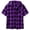 J-Purple186, variant on JAJAHO Girls Flannel Shirt Kids Plaid Hoodie Short Sleeve Button Down Shirts For 4-14 Years