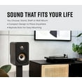 thumbnail image 3 of Polk Signature Elite ES20 Bookshelf Speaker - Hi-Res Audio Certified, Dolby Atmos & DTS:X Compatible, 1" Tweeter & 6.5" Woofer, Power Port Technology for Effortless Bass (Pair, Stunning Black), 3 of 8