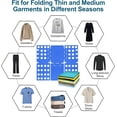 thumbnail image 3 of T Shirt Folder Clothes Folding Board Plastic Laundry Folder Home Storage Tool for Adults and Children, Blue, 3 of 5