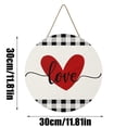 thumbnail image 3 of Ydojg Valentine'S Day Decorations Doorplate A Round Charming Atmosphere For An Irresistible Home Decor, 3 of 6