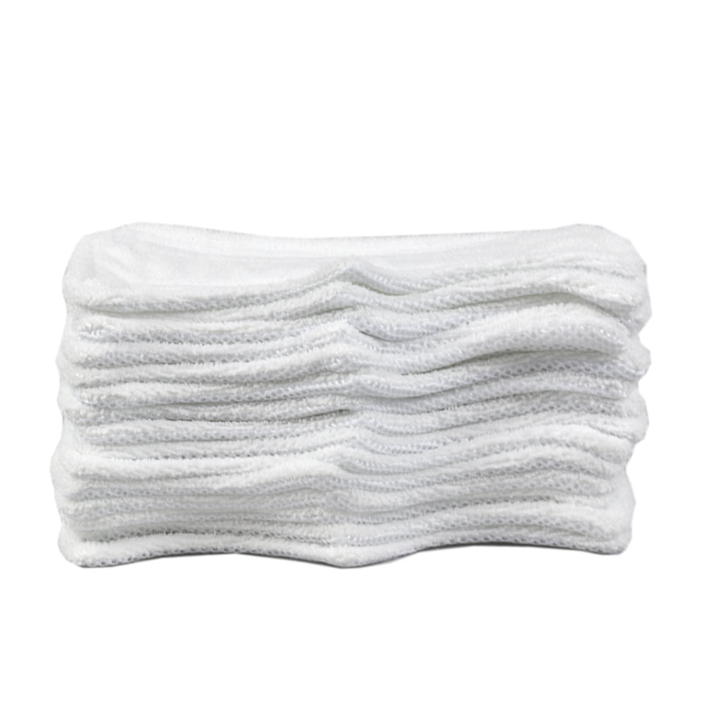 Set of 10, Washable Steam Mop Replacement Microfiber Pads Compatible with Shark Euro Pro Shark