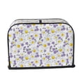 thumbnail image 2 of Sikiie Daisies Flowers Toaster Covers 2 Slice Dustproof Toaster Cover Bread Machine Cover, Dustproof Cover - 11.4" x 7.5" x 7.9", 2 of 7